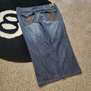 Insane y2k grunge vintage fender guitar brand jeans